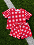 Custom Scalloped Girls Two Piece Sets *Pre Order* *7 COLORS AVAILABLE*