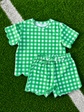 Custom Scalloped Girls Two Piece Sets *Pre Order* *7 COLORS AVAILABLE*