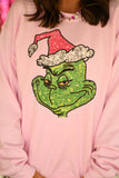 Pink Sassy Grinch Sweatshirt/Tee