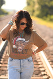 Mooey Christmas Highland Cow Tee