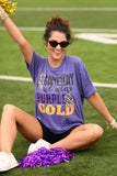 On Game Days We Wear Purple And Gold Tee