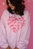 Bow Heart Sweatshirt