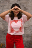 RTS Checkered Heart Tee