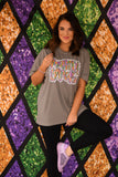 Mardi Gras Dalmatian Tee/Long Sleeve