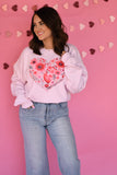 Floral Heart Sweatshirt