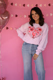 Floral Heart Sweatshirt