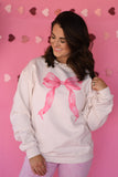 Pink Bow Sweatshirt