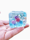 Blue Under The Sea Cube Squishy - READY TO SHIP