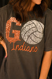 Go Faux Glitter Volleyball Custom Tee