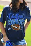 D Cowboys Faux Sequin DTF Tee