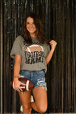 Football Mama Checkered Pick Your Color Tee