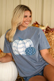 Navy Pumpkins Tee