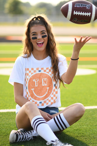 TN Checkered Smiley Tee