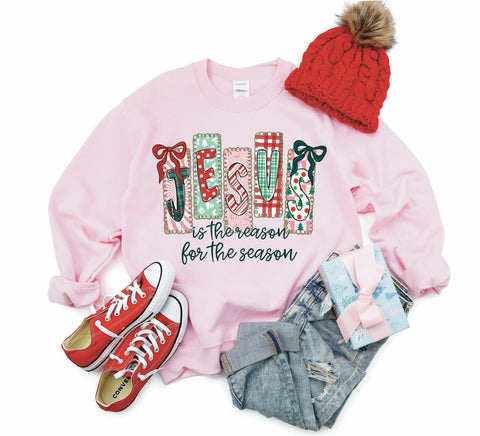 Jesus Is The Reason For The Season Bows Sweasthirt