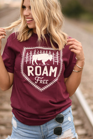 Roam Free Buffalo Tee