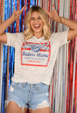 Badass Mama V Neck Tee